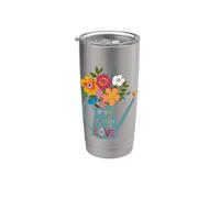 Cultivez un jardin d'amour inspirant Gobelet isotherme en acier inoxydable double paroi