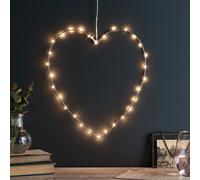 Cœur Lumineux Or Rose à Micro LED