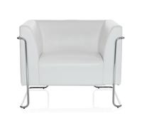 CURACAO 1 places - Fauteuil rembourré Blanc