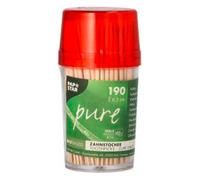 Cure-dent en bois - Boîte distributrice de 190
