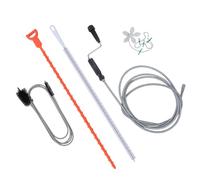 Cure-pipes flexibles pour sabots, serpent de 19, 7 pouces | Spirales de 118 pouces, serpent de 19, 7 pouces, outil de déboucheur de canalisation pour l ' entretien de la maison,