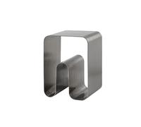 CURVA SOLID Tabouret Argent