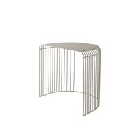 CURVA Table d'Appoint Taupe