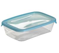 Curver 180699 Fresh'N Go Boîte Hermétique de Conservation Rectangulaire Polypropylène Transparent/Bleu 23 x 15 x 7 cm