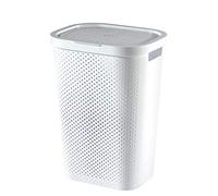 Curver 231007 Infinity Dots Coffre à Linge Plastique Gris 44 x 36 x 61 cm 60 L