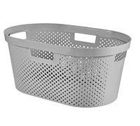 Curver 231009 Infinity Dots Panier à Linge Plastique Gris 59 x 38 x 27 cm