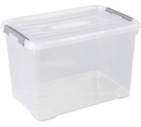 Curver 243865 Bac en plastique HANDY fermé, empilable (l x H x P) 400 x 390 x 600 mm transparent 1 pc(s)