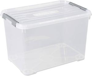 Curver 243865 Bac en plastique HANDY fermé, empilable (l x H x P) 400 x 390 x 600 mm transparent 1 pc(s)
