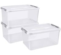 Curver 246385 Bac en plastique HANDY fermé, empilable (l x H x P) 400 x 200 x 290 mm transparent 5 pc(s)