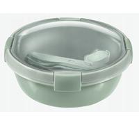 Curver 249953 Boîte de Conservation, to GO Assiettes Nomade 1L avec Couverts-Recycle (Smart ECO Line) 198 x 198 x 66 mm