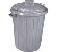 CURVER Abfalltonne mit Deckel grau, Inhalt: 46,00 Liter