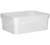 Curver Bac de rangement Infinity 11 L 36 x 27 x 14 cm Blanc 04750-040