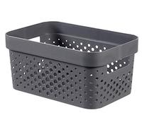 CURVER INFINITY 4,5L Bac de rangement 26 x 18 x 12 cm, gris foncé 04747-G43