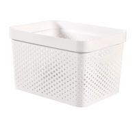 Curver Bac de rangement Infinity 17 L – 36 x 27 x 22 cm – Blanc