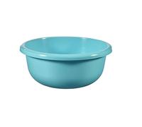 Curver Bassine Ronde 10,5L - Grande Cuvette en Plastique pour Le Ménage et la Cuisine - Bac de Lavage Pratique et Empilable - pour Laver Le Linge, la Vaisselle, Les Légumes - Anthracite