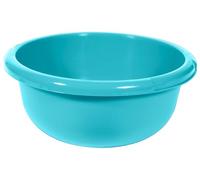 Curver Bassine Ronde 4L - Cuvette pour Le Ménage et la Cuisine - Bac de Lavage Pratique et Empilable - pour Laver Le Linge, la Vaisselle, Les Légumes - 28 x 28 x 12 cm - Bleu Turquoise