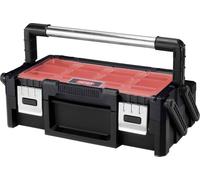 CURVER Boîte CANTILEVER 18" avec 18 compartiments noir / rouge