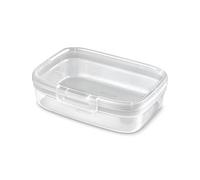 Curver Boîte de conservation rectangulaire en plastique avec fermeture à clic - 1,3 l - Pour micro-ondes et lave-vaisselle - Empilable