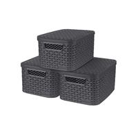 Curver Boîtes Style avec couvercle 3 pcs S
