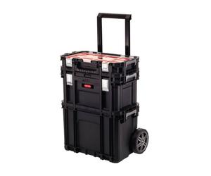 CURVER Boîtier Connect Rolling System noir/rouge
