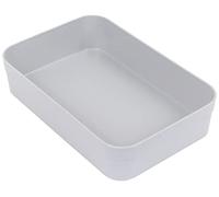 Curver Casier de Rangement Infinity XL - 22,8 x 15,2 x 5,1 cm - Rrecyclé - Gris Clair