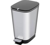 Curver CHIC BIN STYLE Abfallbehälter M [25L], silber 272236 Poubelle plastique argent 1 pc(s)
