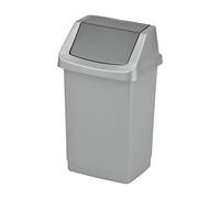 Curver Click-it Panier multi-usages en plastique argenté, plastique, grau, 9 l
