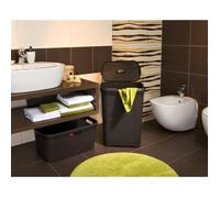 CURVER STYLE 60L Coffre a linge 44,8 x 61,5 x 34,1 cm, marron foncé 00707-210