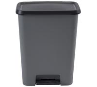 CURVER COMPATTA 23+23L Poubelle 49,6 x 29,4 x 62 cm gris 17210792
