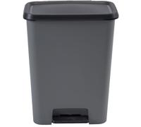 CURVER COMPATTA 50L Poubelle 49,6 x 29,4 x 62 cm gris 17210793