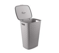 CURVER SOFTEX 56L Coffre a linge 34 x 43,8 x 59,9 cm, gris 00571-Z70