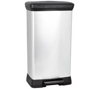 Curver Deco bin metalics 240643 Poubelle 50 l (l x H x P) 390 x 720 x 290 mm