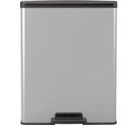Odpadkový koš Curver Deco Bin 65 l stříbrný
