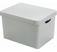 CURVER DOTS L Boite de rangement décorative 39,5 x 29,5 x 25 cm 04711-F52