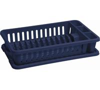 CURVER Egouttoir + plateau, 26,5 x 42 x 8,8 cm, bleu foncé 13402-X19