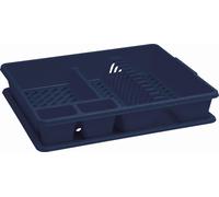 CURVER Égouttoir + plateau, 45 x 38 x 8,8 cm, bleu foncé 13401-X19