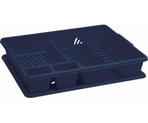 CURVER Égouttoir + plateau, 45 x 38 x 8,8 cm, bleu foncé 13401-X19