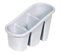 Curver Egouttoir - Sèche Couverts pour Evier de Cuisine - 11x22x14 cm - Gris