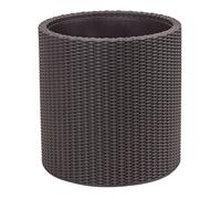 Keter Pot de fleurs Large Cylinder 43,7 x 43,7 x 44,3 cm - rotin marron