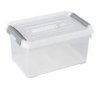 CURVER HANDY PLUS 6L CLIPS GRIS, Rangement, Transparent, 29,4 x 19,4 x 15 cm Neutre G