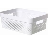 CURVER INFINITY 11L Bac de rangement 36 x 27 x 14 cm, blanc 04750-040
