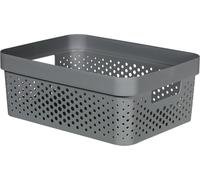 CURVER INFINITY 11L Bac de rangement 36 x 27 x 14 cm, gris foncé 04750-G43