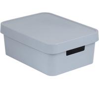 CURVER INFINITY 11L Bac de rangement avec couvercle 36 x 14 x 27 cm gris 04752-099