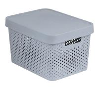 CURVER INFINITY 17 l conteneur ajouré avec couvercle gris clair