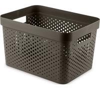 CURVER INFINITY 17L Bac de rangement 36 x 27 x 22 cm, marron 04740-C74
