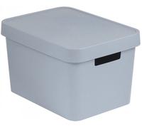 CURVER INFINITY 17L Bac de rangement avec couvercle 36 x 22 x 27 cm gris 04743-099