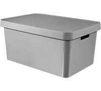 CURVER INFINITY 45L Bac de rangement avec couvercle 56 x 27 x 39 cm gris 01721-099