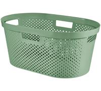 CURVER INFINITY DOTS 39L Panier a linge 59 x 38 x 27 cm, vert 04755-S86