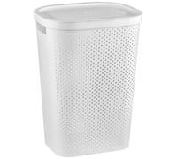 CURVER INFINITY DOTS 59L Coffre a linge 43,7 x 60,2 x 35,1 cm, blanc 04754-N23