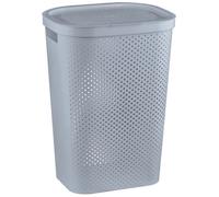 CURVER INFINITY DOTS 59L Coffre a linge 43,7 x 60,2 x 35,1 cm, gris 04754-099